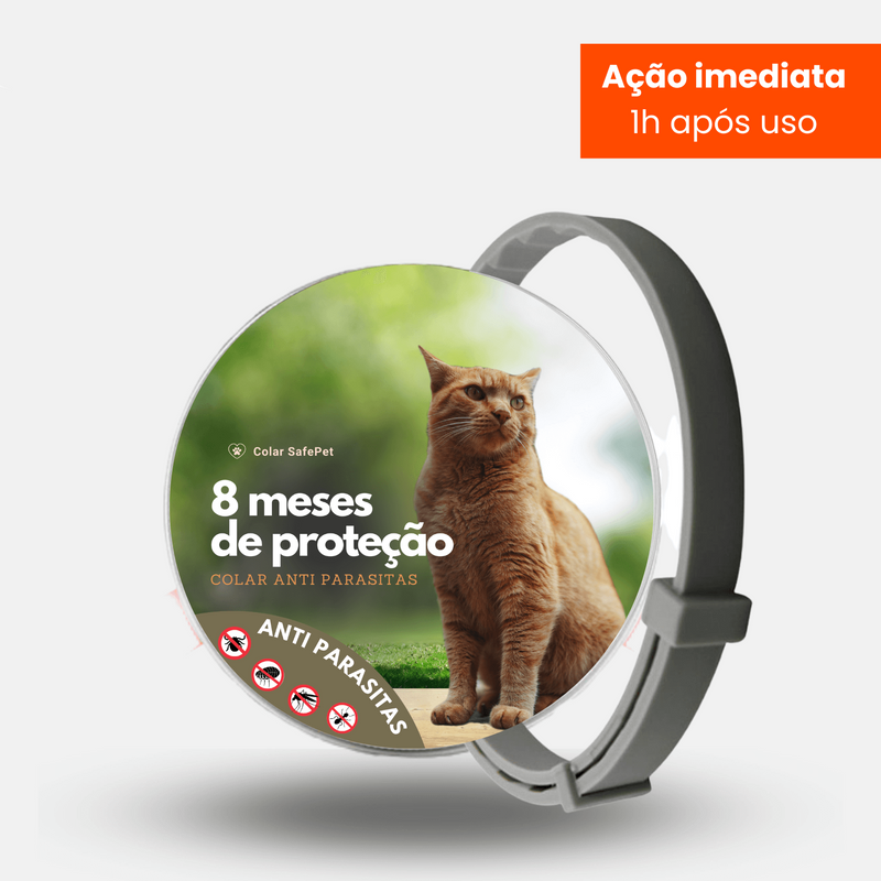 Colar Anti Pulgas e Carrapatos Original - 8 Meses de Proteção