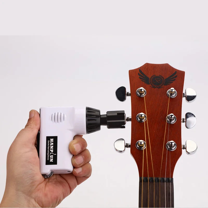 Incrível enrolador automático de cordas para guitarra e violão